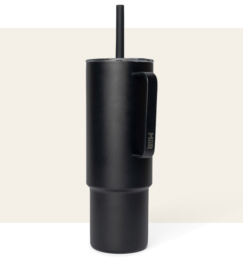 All Day Straw Cup in Black