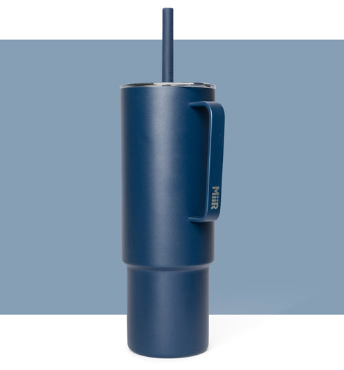 All Day Straw Cup in Tidal Blue