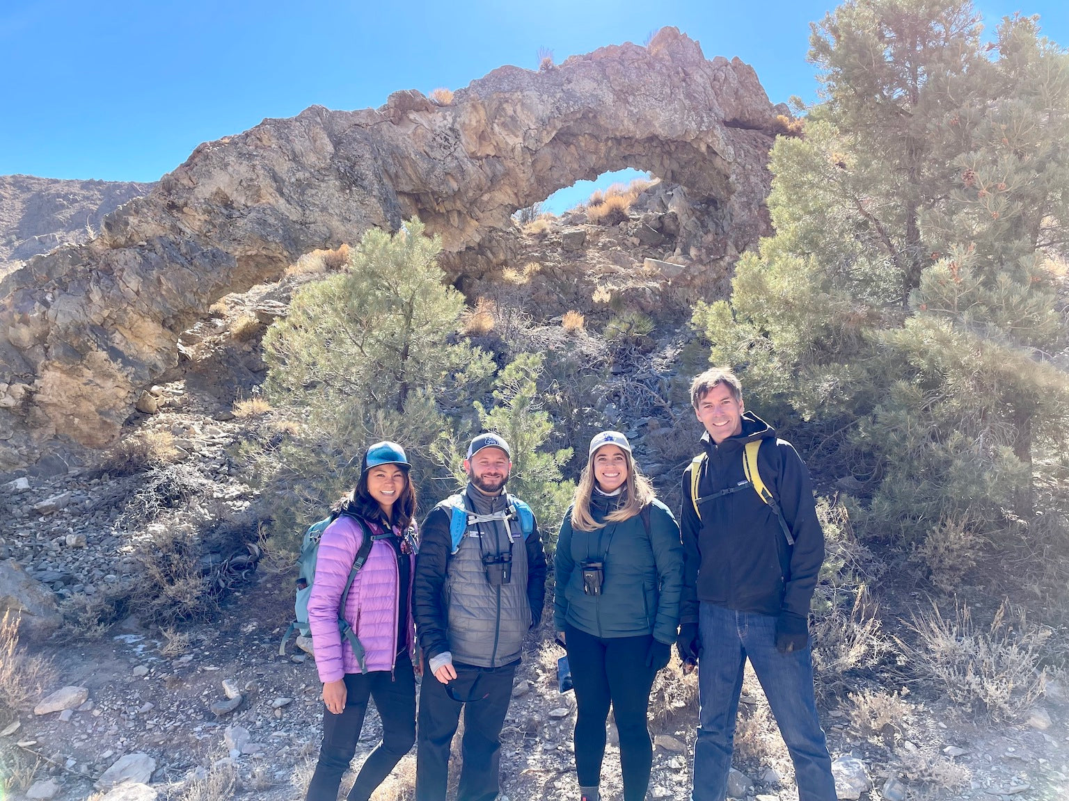 People hiking