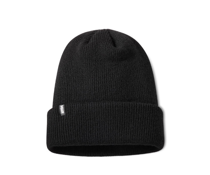MiiR Recycled Cashmere Luxe Beanie in Black
