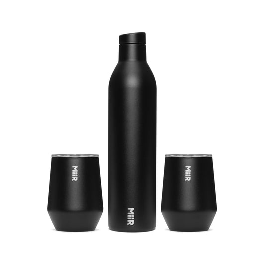 Wine Set, Black
