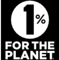 A logo graphic for 1% For The Planet