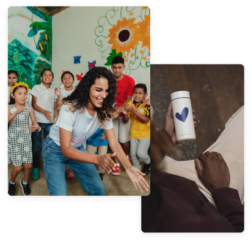 A collection of photos including organizations that MiiR supports ir-23-generosity.png__PID:943d23c2-1b4d-4ffa-9bd2-c36e609a2242